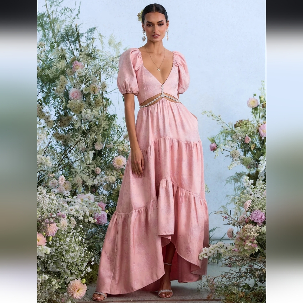 The Emma dress Windsor brocade V. Chapman